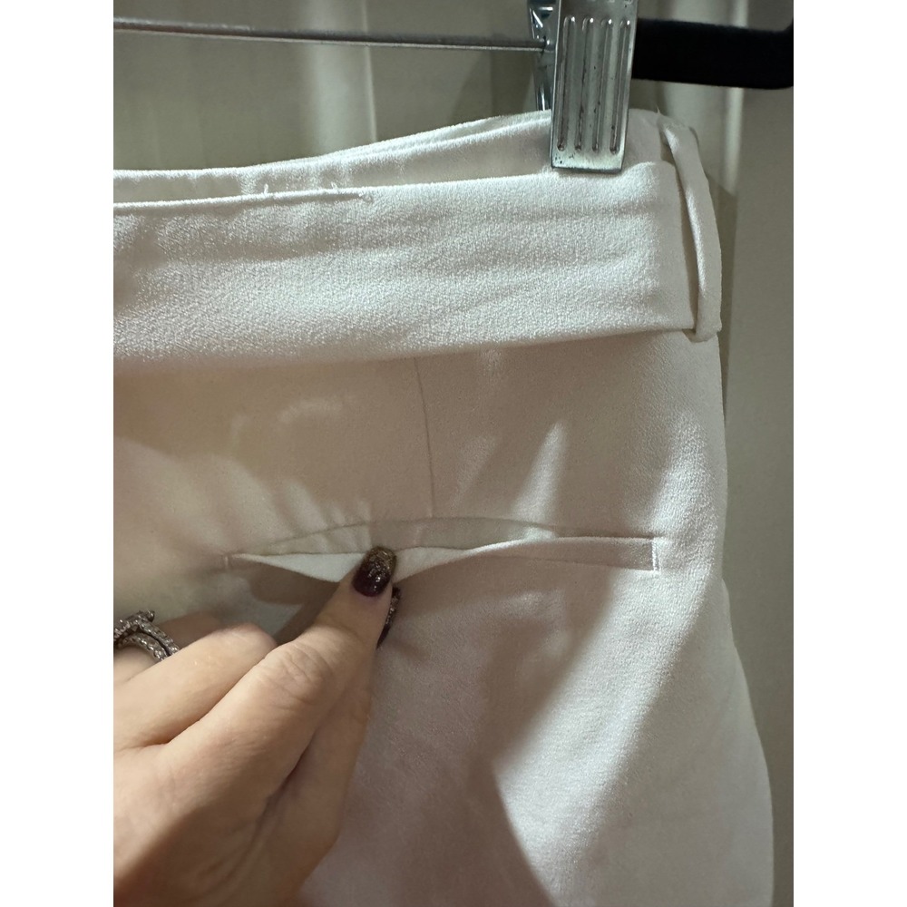 Express Women's Cream Tie Waist Shorts Size 10 Career Casual Party Mean‎ Girls - Picture 10 of 13